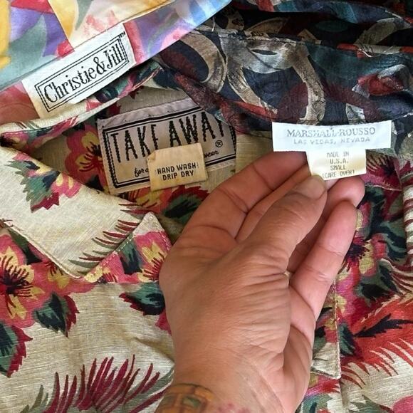 Vintage Womens Button Up Bundle Size Medium Funky Prints Golden Girls - Picture 9 of 10